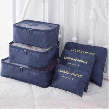 6 PC Portable Travel Luggage Packing Cubes - Image 2