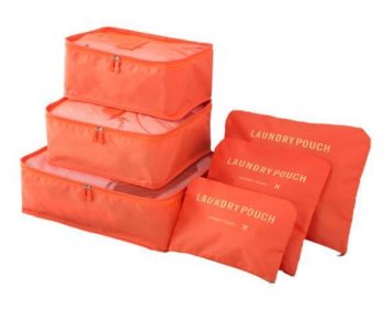 6 PC Portable Travel Luggage Packing Cubes - Image 5
