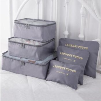 6 PC Portable Travel Luggage Packing Cubes - Image 6