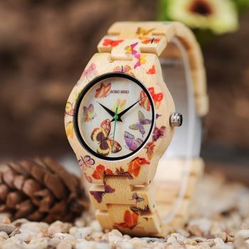 Butterfly Wood Watch