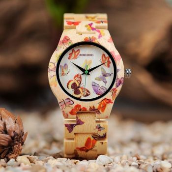 Butterfly Wood Watch - Image 6