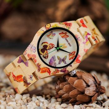 Butterfly Wood Watch - Image 7
