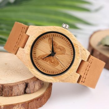 Butterfly Wooden Watch - Image 3