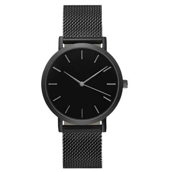 Stainless Steel Quartz Wristwatch