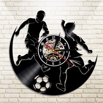 LED Soccer Wall Clock