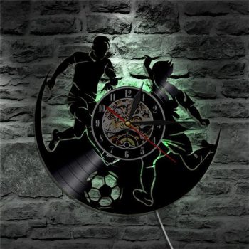 LED Soccer Wall Clock - Image 2