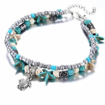 New Multi Layer Anklet Leg Bracelet - Image 3