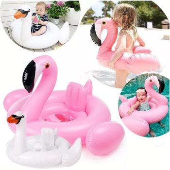 Baby inflatable flamingo pool float - Image 8