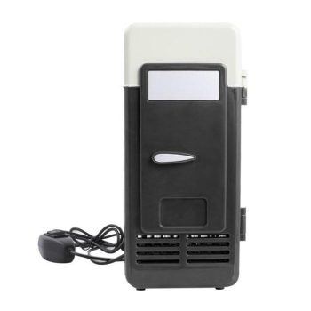Black Red USB Cans Cooler Car Refrigerator - Image 2