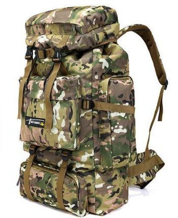 Large Camouflage Backpack Travel Bag - Image 18