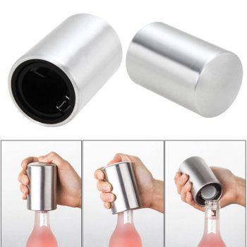 Stainless Steel Automatic Bottle Opener - Image 3