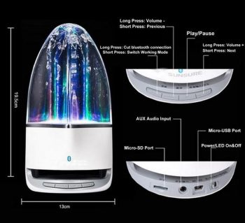 Dancing Water Speaker With Lights - Image 3
