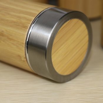 Wooden Stainless Steel Thermos Bottles - Image 3