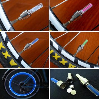 Flash LED Light Bike Car Tyre Valve Cap - Image 12