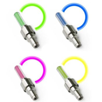 Flash LED Light Bike Car Tyre Valve Cap - Image 11