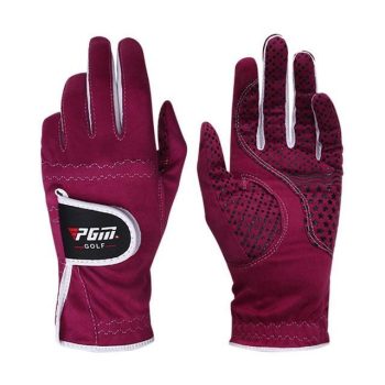 Pink Purple Ladies Golf Gloves - Image 10