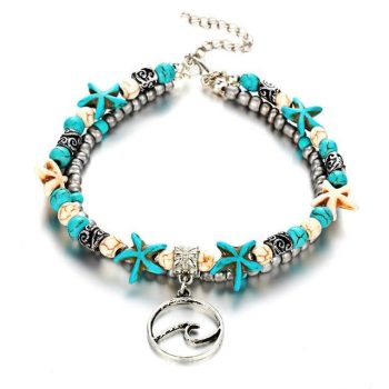 New Multi Layer Anklet Leg Bracelet - Image 7