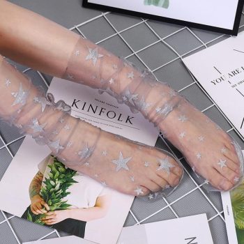 Sexy Lace Mesh Fishnet Socks - Image 9