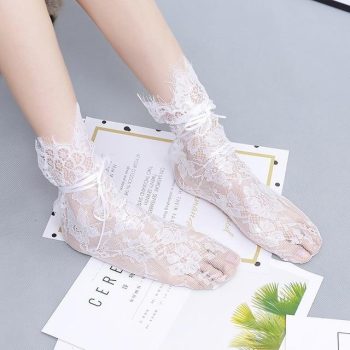 Sexy Lace Mesh Fishnet Socks - Image 24