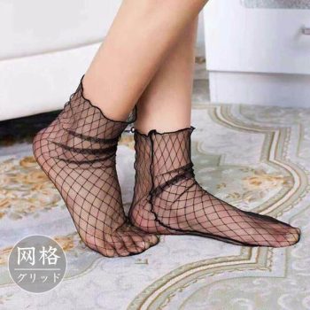 Sexy Lace Mesh Fishnet Socks - Image 20