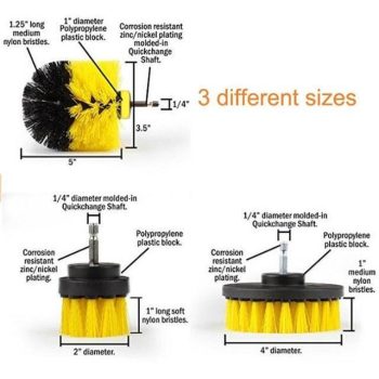 Premium Quality Power Scrubber Drill Brush Kit - Image 4