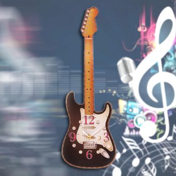 Electric Guitar Wall Clock - Image 2