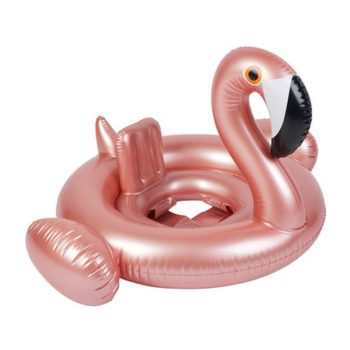 Baby inflatable flamingo pool float
