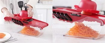 Vegetable Cutter Potato Slicer Carrot Grater Julienne Onion Dicer - Image 11