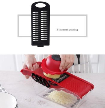 Vegetable Cutter Potato Slicer Carrot Grater Julienne Onion Dicer - Image 12