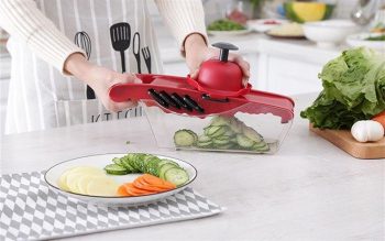 Vegetable Cutter Potato Slicer Carrot Grater Julienne Onion Dicer - Image 16