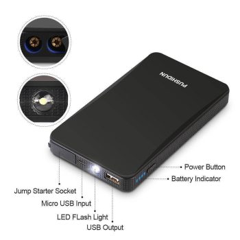 Multi-Function 12V 12000mAh Portable Jump Starter - Image 7