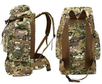 Large Camouflage Backpack Travel Bag - Image 9