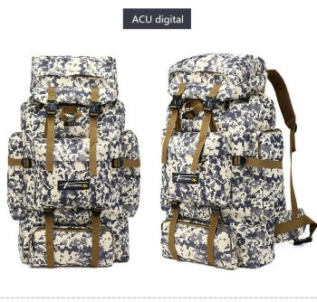 Large Camouflage Backpack Travel Bag - Image 13