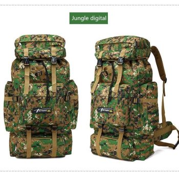 Large Camouflage Backpack Travel Bag - Image 23