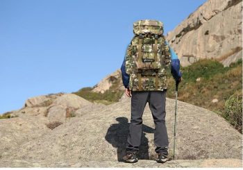 Large Camouflage Backpack Travel Bag - Image 20