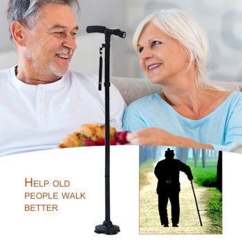Multi-Function LED Folding Walking Stick
