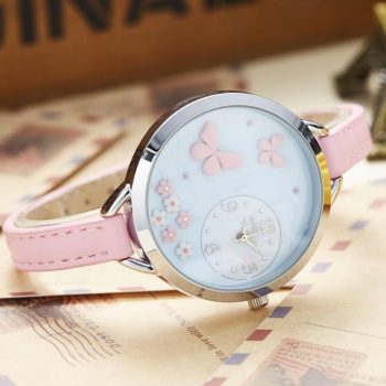 Cute Pink Butterfly Watch - Image 5