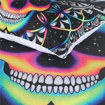 Colorful Skull Bedding Set - Image 2