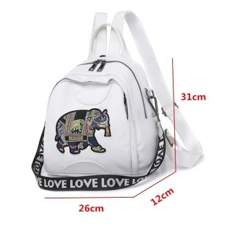 Leather Bohemian Elephant Backpack - Image 8