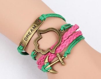 Multi-Layer Leather Charm Bracelet - Image 17