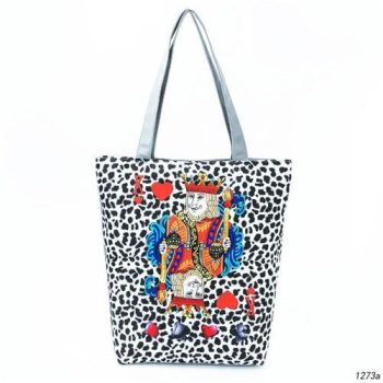 Floral And Elephant Canvas Shopping Bag - Image 11