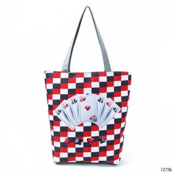 Floral And Elephant Canvas Shopping Bag - Image 3