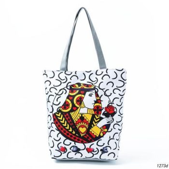 Floral And Elephant Canvas Shopping Bag - Image 7