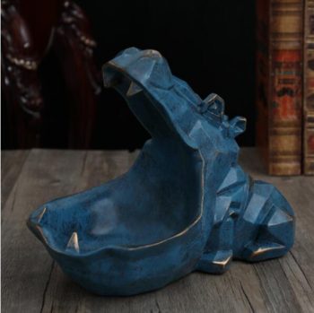 Hippo Statue Decoration Resin - Image 5