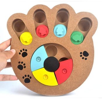 Educational Wooden Paw Puzzle Dog Toy - Image 7