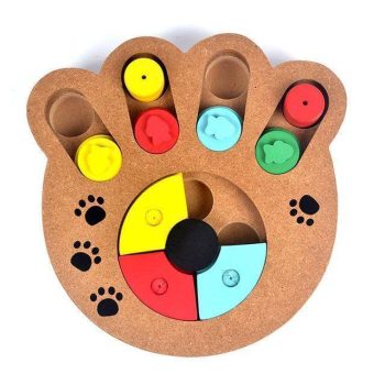 Educational Wooden Paw Puzzle Dog Toy - Image 6