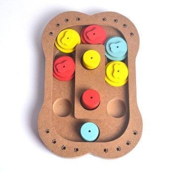 Educational Wooden Paw Puzzle Dog Toy - Image 3