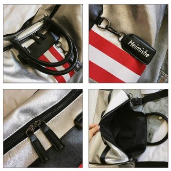 Waterproof Silver Travel Bag - Image 4