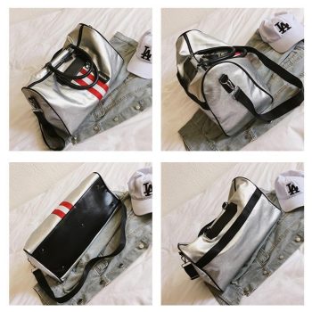 Waterproof Silver Travel Bag - Image 8
