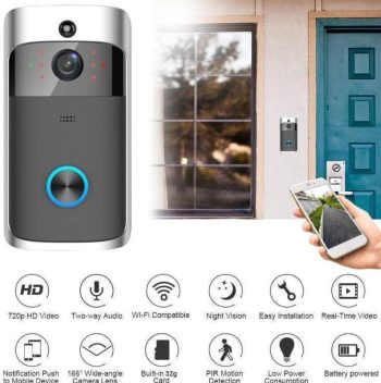 Smart WIFI Doorbell with Security Camera and instant Video Call Action - Image 6